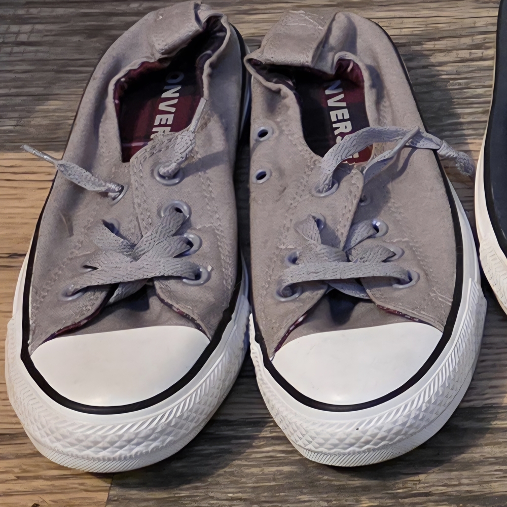 Converse Taupe Canvas Sneakers